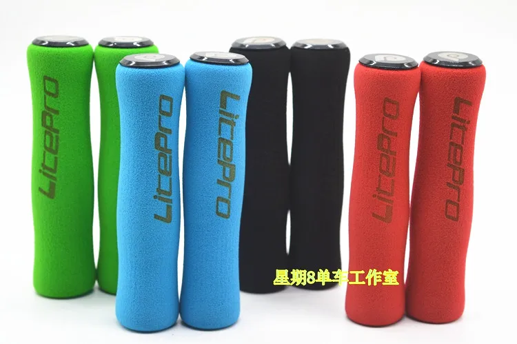 LITEPRO горный велосипед складной руль захват ульсветильник комфортные скользящие