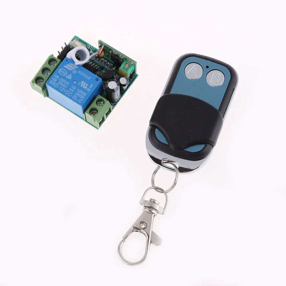 Hot Sales DC 12V 10A 1CH 315MHZ Wireless RF Remote Control Switch Transmitter Receiver 2016 New Free Shipping | Обустройство дома