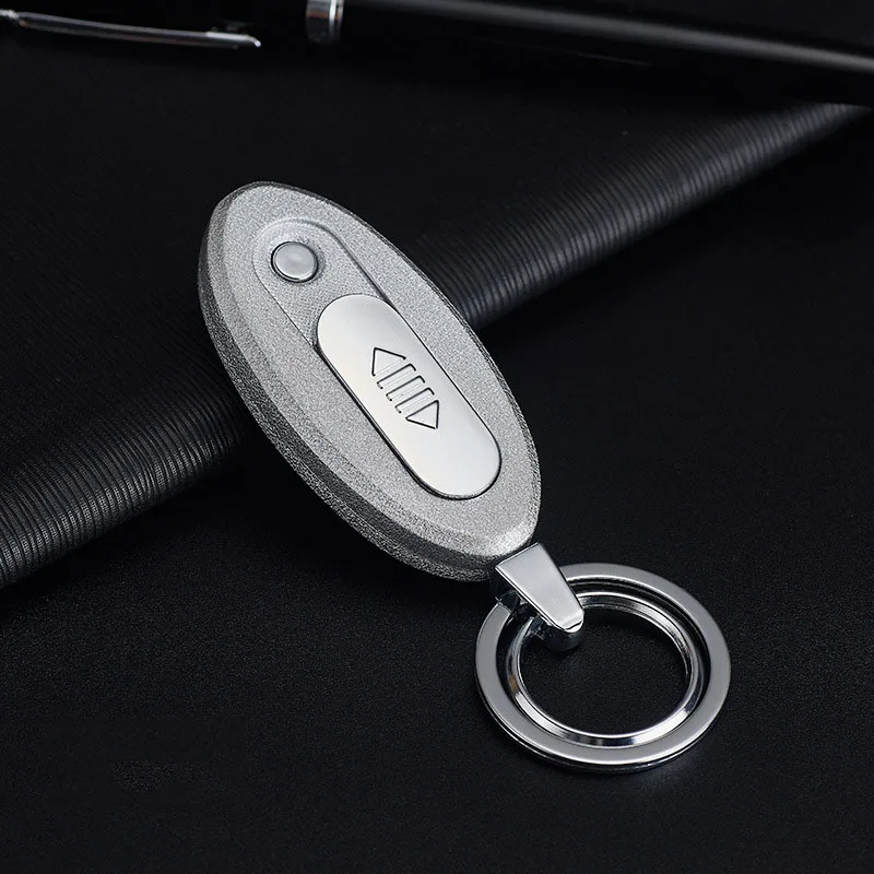 Креативная Электронная зажигалка брелок USB Зажигалка многоразовая USB зарядка прикуриватель гаджеты для мужчин не забудьте взять с собой