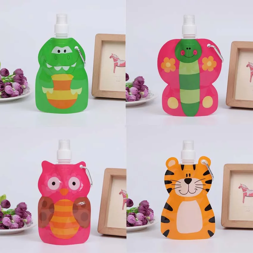 500 мл Модные Складная бутылка для воды на открытом воздухе Кемпинг Альпинизм