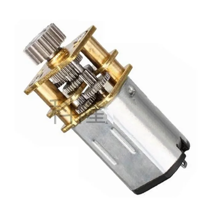 2 шт. Миниатюрный мотор для поделок из меди и нержавеющей стали с зубчатой