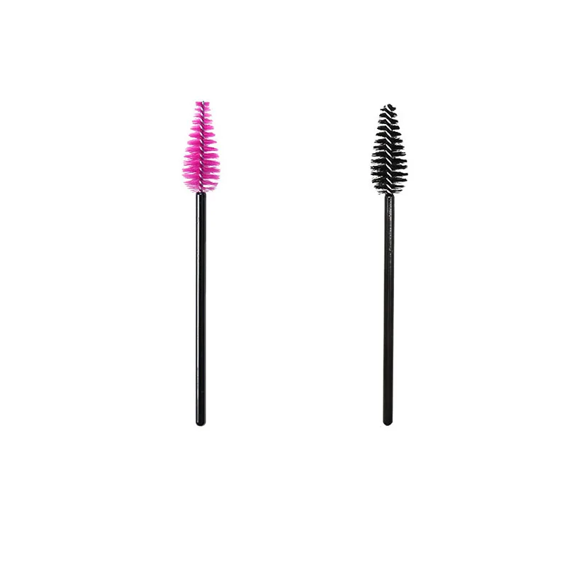 Premium Silicone Makeup 2 Colors Eyelash Brush Comb Mascara Wands Eye Lashes Extension Tool Eyebrow Make Up Tools | Красота и