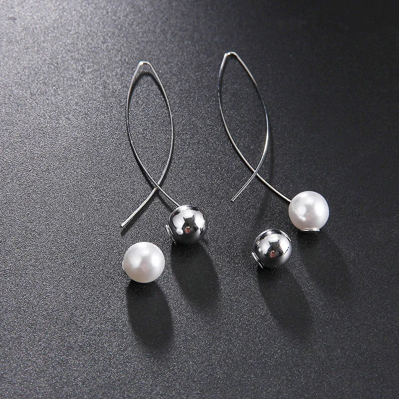 2018 женские модные аксессуары 2 большие серьги очаровательные ассиметричные