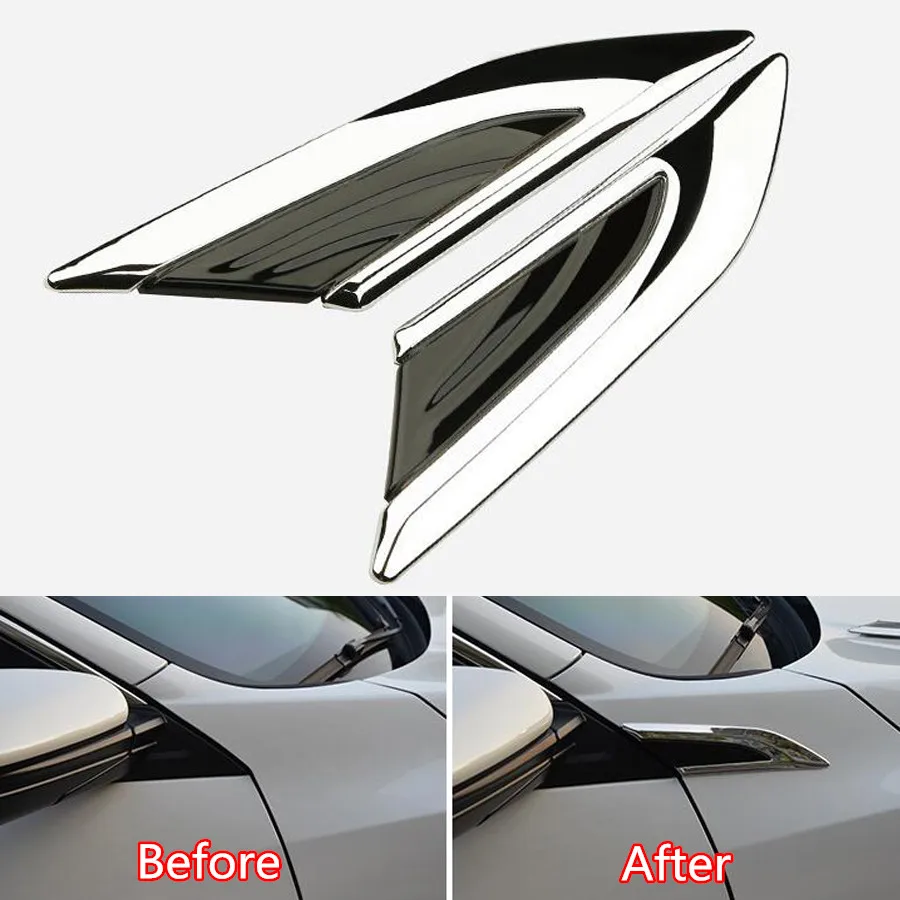 YAQUICKA 2 шт./компл. для Honda Civic 10th New 2016|side trim|honda fit trimfender trim |