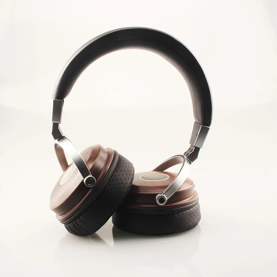 BLON BOSSHIFI B7 деревянные наушники гарнитура DJ металлические Hifi стерео Открытый