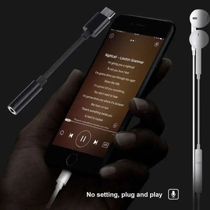Наушники Адаптер Тип C 3 5 Jack наушники USB до мм AUX для Huawei Mate 20 P30 Pro Xiaomi Mi 6 8 9 SE аудио