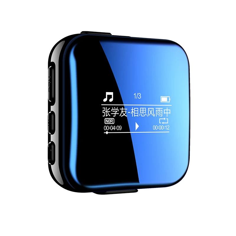 Yescool X1 8 ГБ Цифровой звук голоса Регистраторы диктофон HIFI без потерь спортивные MP3 для бега с повязки клипы