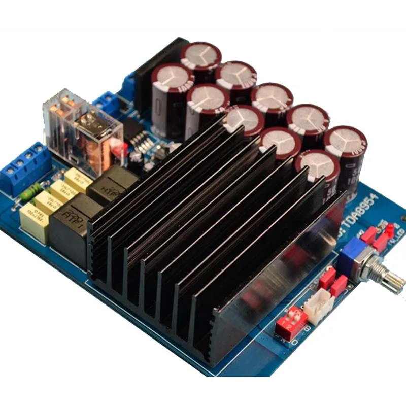 Новое обновление TDA8954 HIFi D Класс двухканальный 210 Вт+ 210 Вт BTL OMRON Реле готовой Усилитель мощности доска F3-001