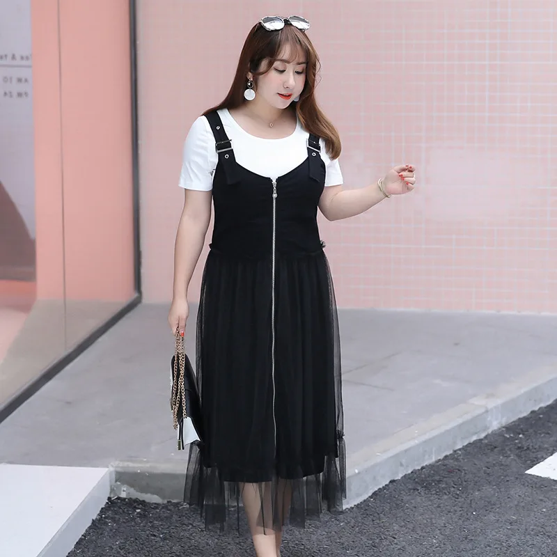 Женский комплект из 2 предметов Повседневное платье на бретелях и топ спагетти