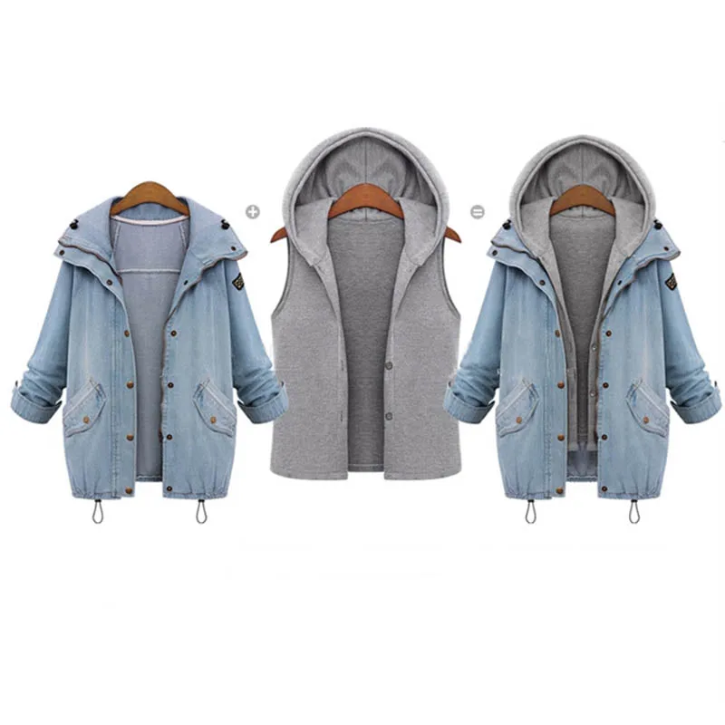 Женская джинсовая куртка-бомбер модель 4XL | одежда