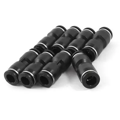 

8 Pcs Straight Pipe Pneumatic One Touch Fittings Quick Connectors for 8mm Tube