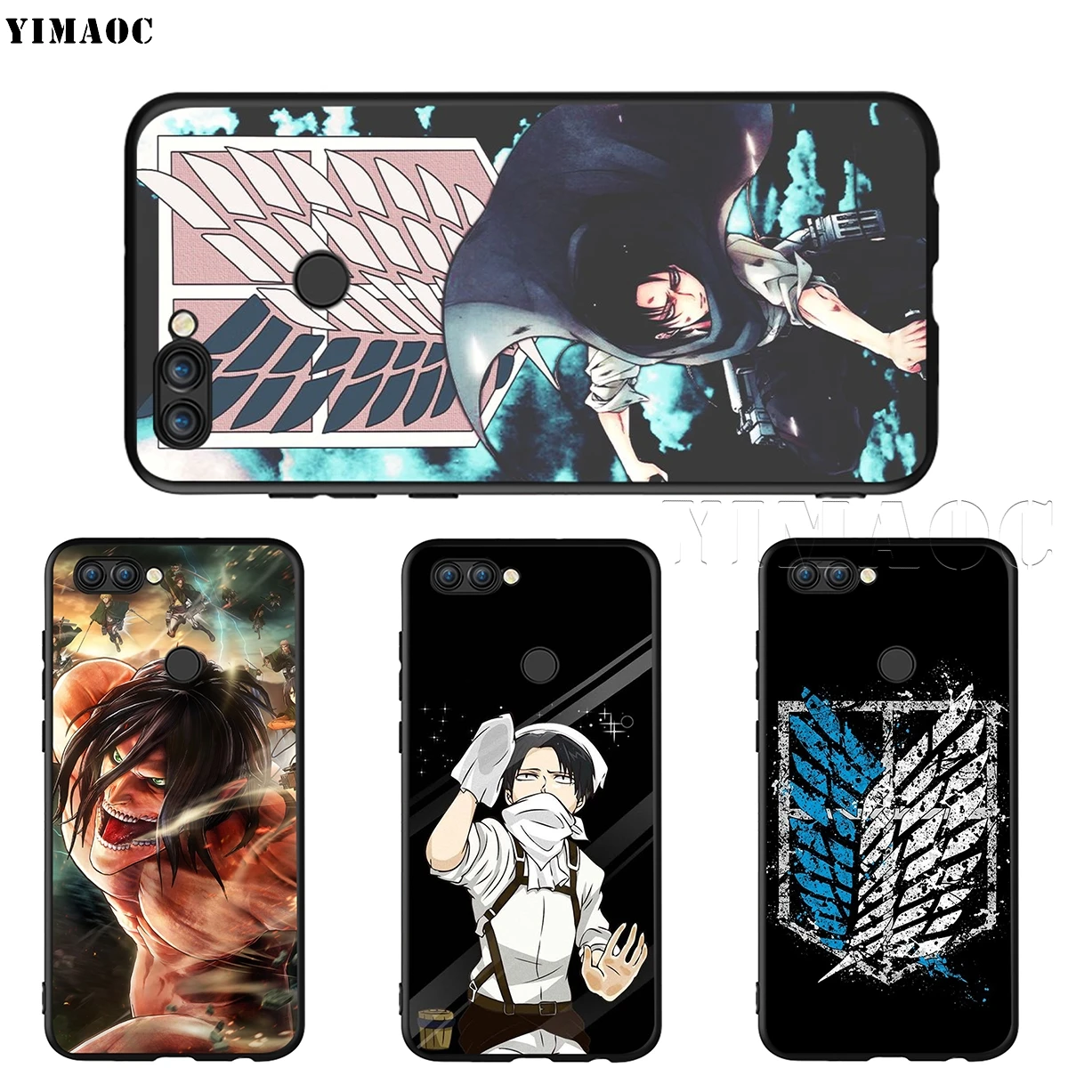 Силиконовый чехол YIMAOC Attack On Titan Levi для huawei mate 10 P8 P9 P10 P20 Lite Pro P Y7 Y9 Smart Mini