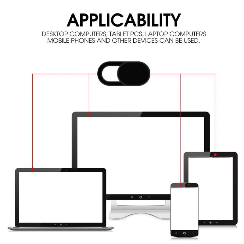 1 комплект BRSUANG Универсальный ультра тонкий магнитный слайдер с затвором, чехол для веб-камеры для ноутбука iPad iPhone samsung huawei и т. Д