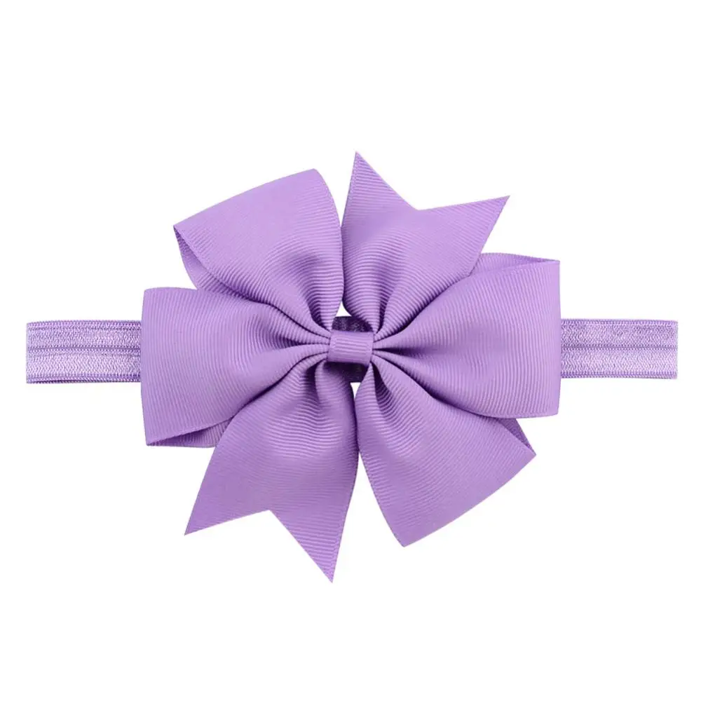 1 шт DIY большой Grosgrain лента-ободок с бантиком головные повязки с бантиком Волосы Резинки заколки для волос аксессуары 654 - Цвет: 5