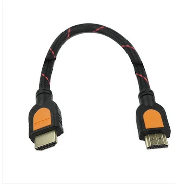 Позолоченный 4K* 2K HDMI кабель HDMI к HDMI кабель 0,3 M HDMI 1080P 3D для проектора PS3 HD lcd Apple HDTV компьютерные кабели 30 см