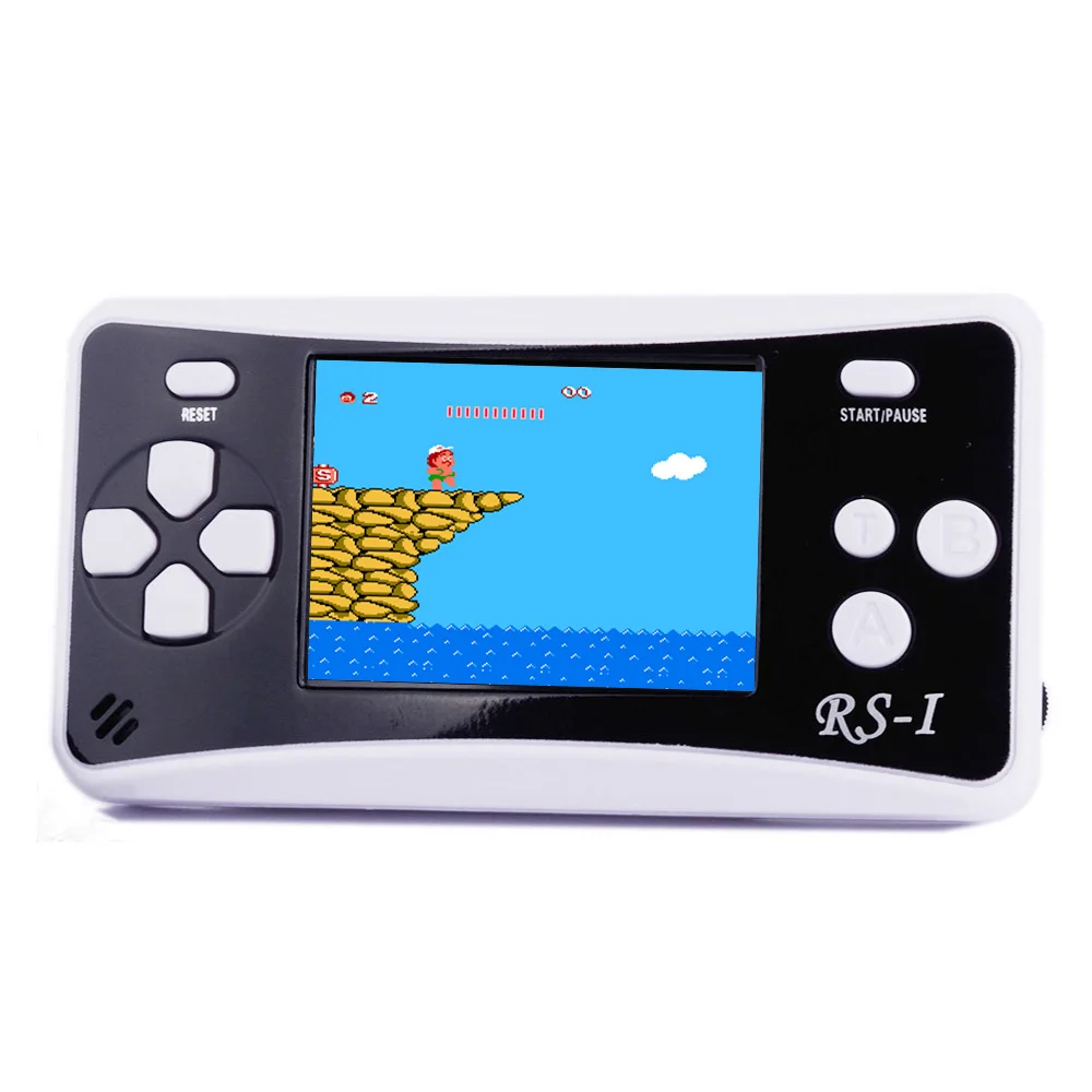 Черный RS-1 игровая консоль JJFUN Mini tv, портативный игровой плеер для семейного отдыха, видеоигровая система, контроллер 152 игр, 2,5 дюйма, ЖК-дисплей - Цвет: Черный
