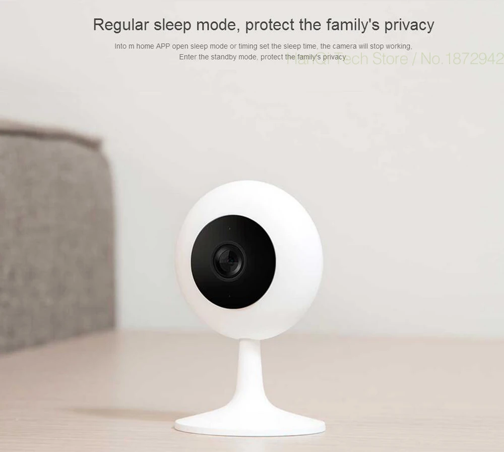 Оригинальные смарт-камеры Xiaomi Mijia, 720P HD, беспроводная, Wi-Fi, инфракрасная, ночное видение, детский монитор, 100,4 градусов, домашняя камера, новинка