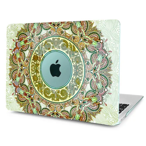 Crystal Case для Apple Macbook Air 13,3 11 Pro 13 12 15 ноутбук Retina печати Обложка Touch Bar крышка клавиатуры A1466 A1932 - Цвет: M733 Green