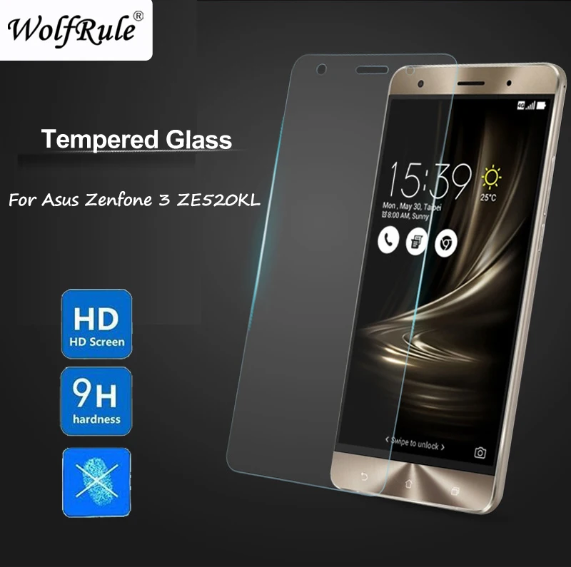 WolfRule 2 шт. стекло для Asus Zenfone 3 ZE520KL защита экрана закаленное пленка стекло|screen protector