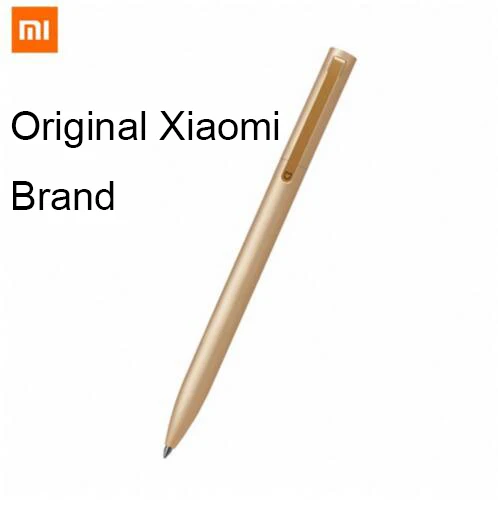 Металлическая ручка Xiaomi [1 металлическая + 3 синие чернила] оригинальная mijia для