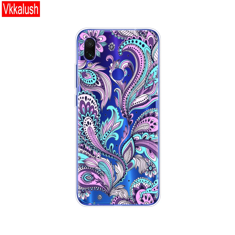 80006 Чехол для Xiaomi Redmi Note 7, силиконовый мягкий ТПУ с рисунком, чехол для Xiaomi Redmi Note 7 PRO, 6,3 дюймов, Fundas Coque Redmi Note7, чехлы - Цвет: 80006