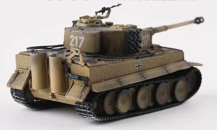 Fine 1: 72 немецкая модель танка Тигр с внутренней структурой Tiger 1 средне-срочная 217 Готовая модель продукта