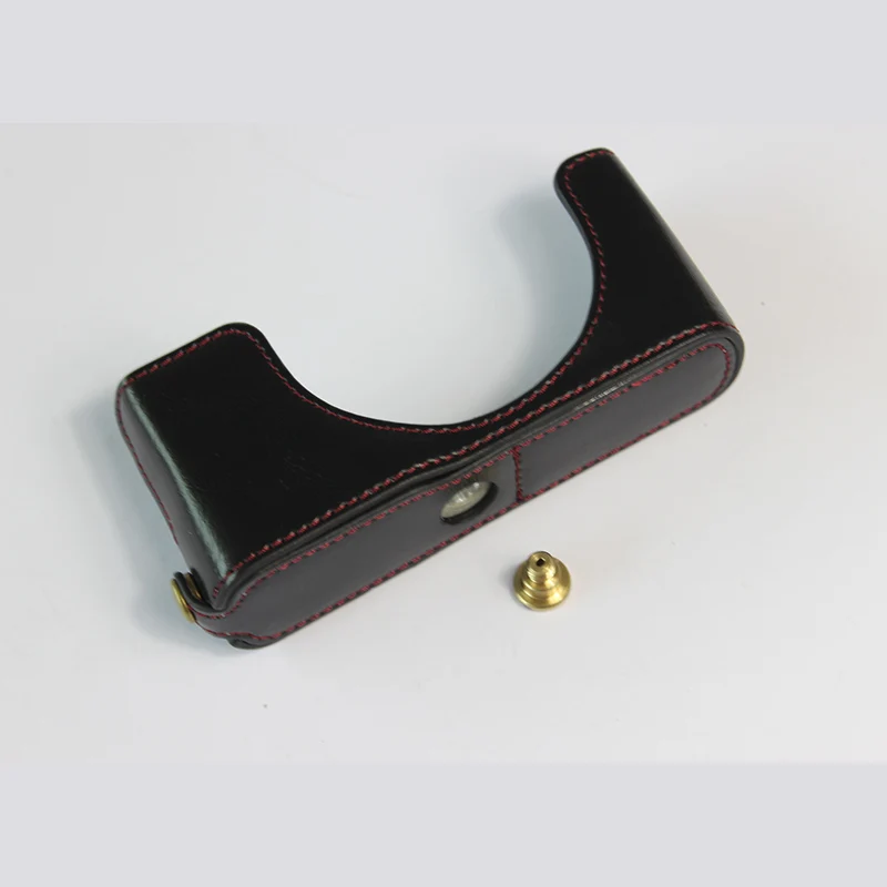 PU Leather case Half Body Set Camera Bag cover For Leica D-LUX 7 D-LUX7 LUX-7 D7 D-LUX TYP109 With Battery Opening