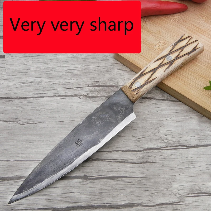 Металлический Кованый Зажим ручной работы стальной нож шеф повара для