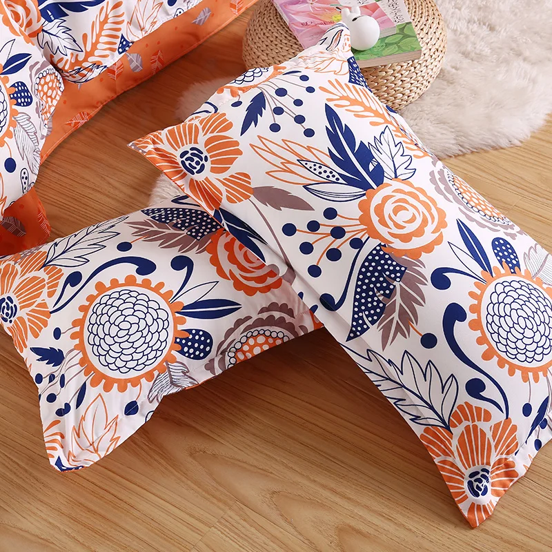 Модные домашние жизни оранжевый печать цветочным узором удобная домашняя