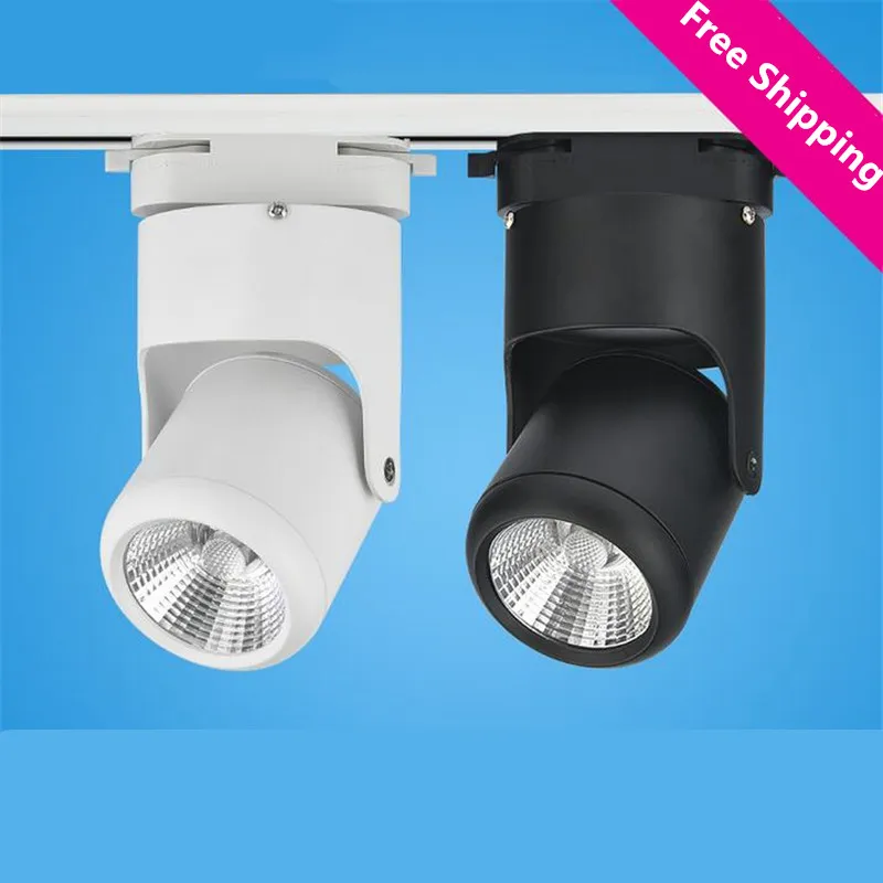 20W LED Track Light 360 Degree Rotation 3000K 6000K AC110V 230V 220V 240V COB Spotlight With Driver For Home Lighting | Лампы и