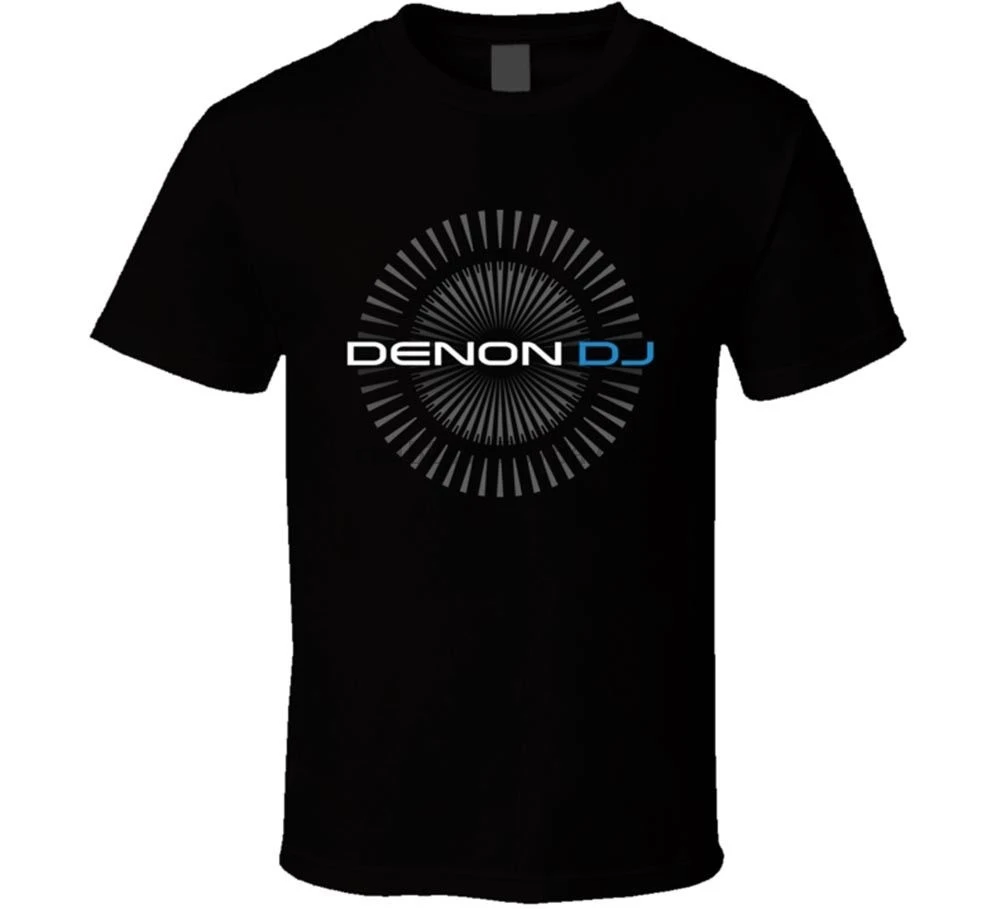 Denon Dj мужские и черные дизайнерские стильные новые модные футболки с короткими