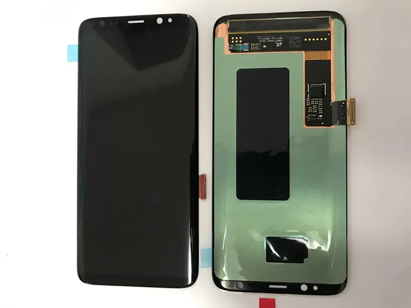 Сжигаемый в тени ЖК s для samsung Galaxy S8 G950U ЖК-дисплей с рамкой сенсорный экран дигитайзер супер AMOLED