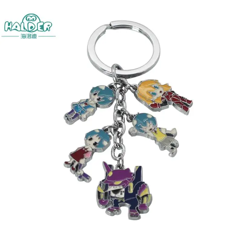Halder NEON GENESIS EVANGELION EVA фигурки в Стиле косплей амулеты аниме брелок на цепочке сумка безделушки аксессуары брелок-гаджет - Цвет: Keychain2