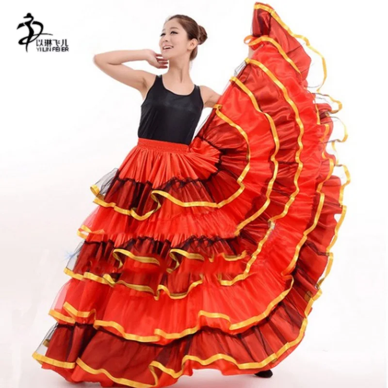 Юбка фламенко испанский сеньорита танцор нарядное платье костюм|skirt set|skirt plainskirt