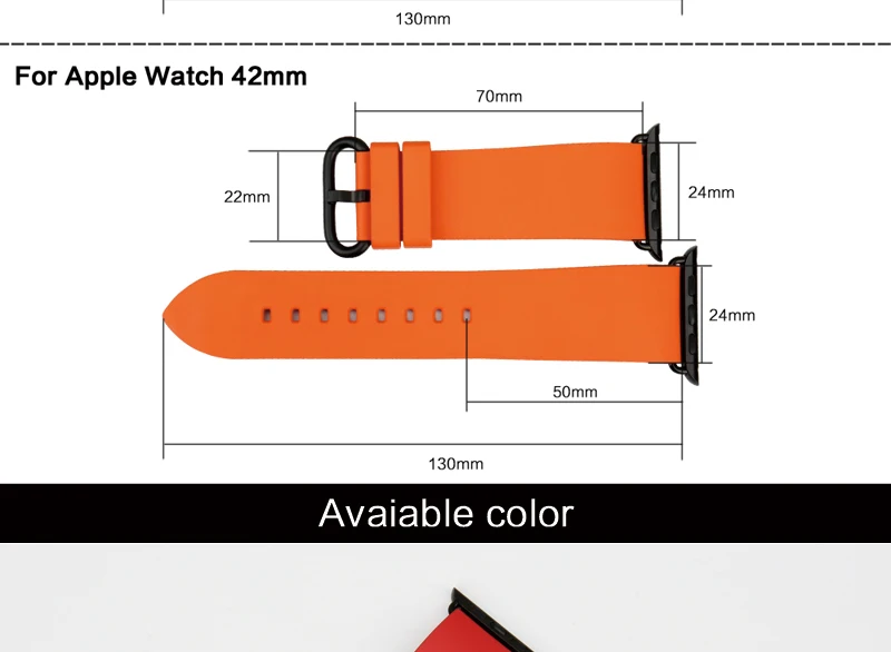 MAIKES аксессуары для часов Apple Watch band 44 мм 40 мм 42 мм 38 мм серия 4 3 2 1 спортивный материал: резина iWatch ремешок для часов