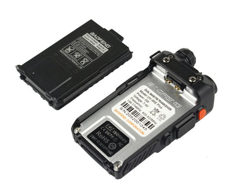 Двухдиапазонная рация BAOFENG UV 5RE Plus двухстороннее радио 5 Вт 128CH UHF VHF pofung UV5RE FM ручное