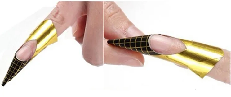 100 шт. формы ногтей набор для поли гель акриловые УФ-гель Советы Расширение |