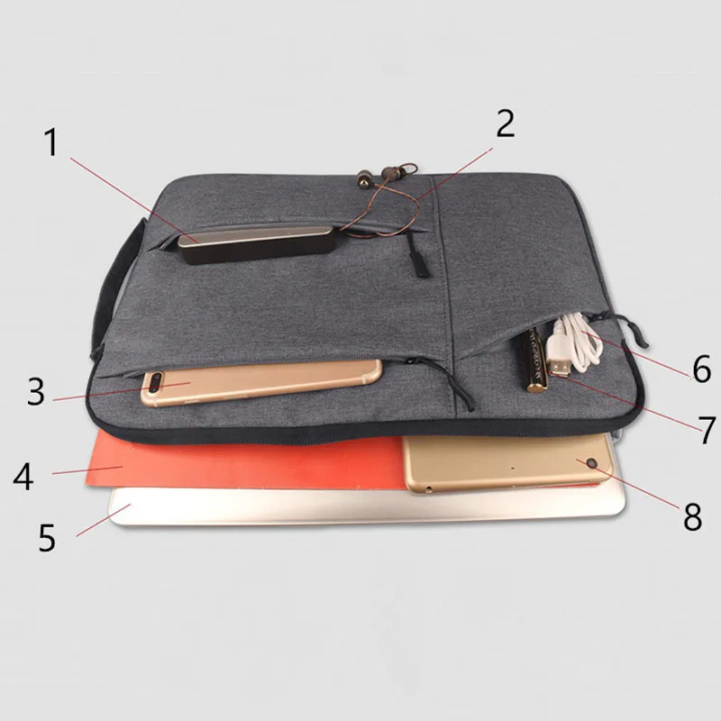 2019 новая водонепроницаемая сумка 13 3 14 15 6 чехол для ноутбука MacBook Pro air Retina 11 12 Xiaomi