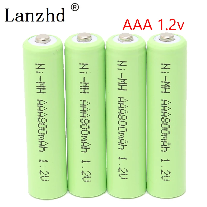 2020 AAA аккумуляторная батарея 1 2 V батареи 800mah Ni MH аккумуляторные для игрушки