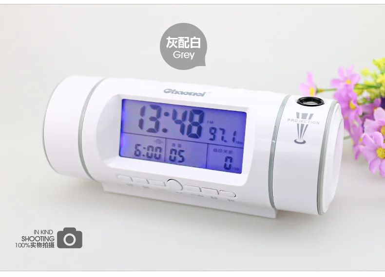 2017FM радио часы Проекции Аплодисменты Звук Контролируется стиль 3 цветов