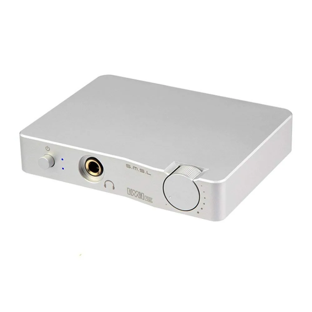 SMSL VMV V2 Hi-Fi аудио USB DAC 32 бит/384 кГц декодер CM6631A ES9023 аудио USB DAC с усилителем для наушников USB вход/RCA выход