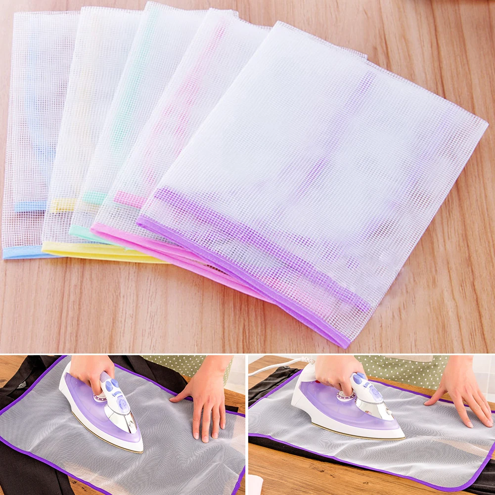 2pcs Protective Ironing Cloth High temperature Board Press Iron Mesh Insulation Pad Guard Protection Clothing Home Accessories | Дом и сад