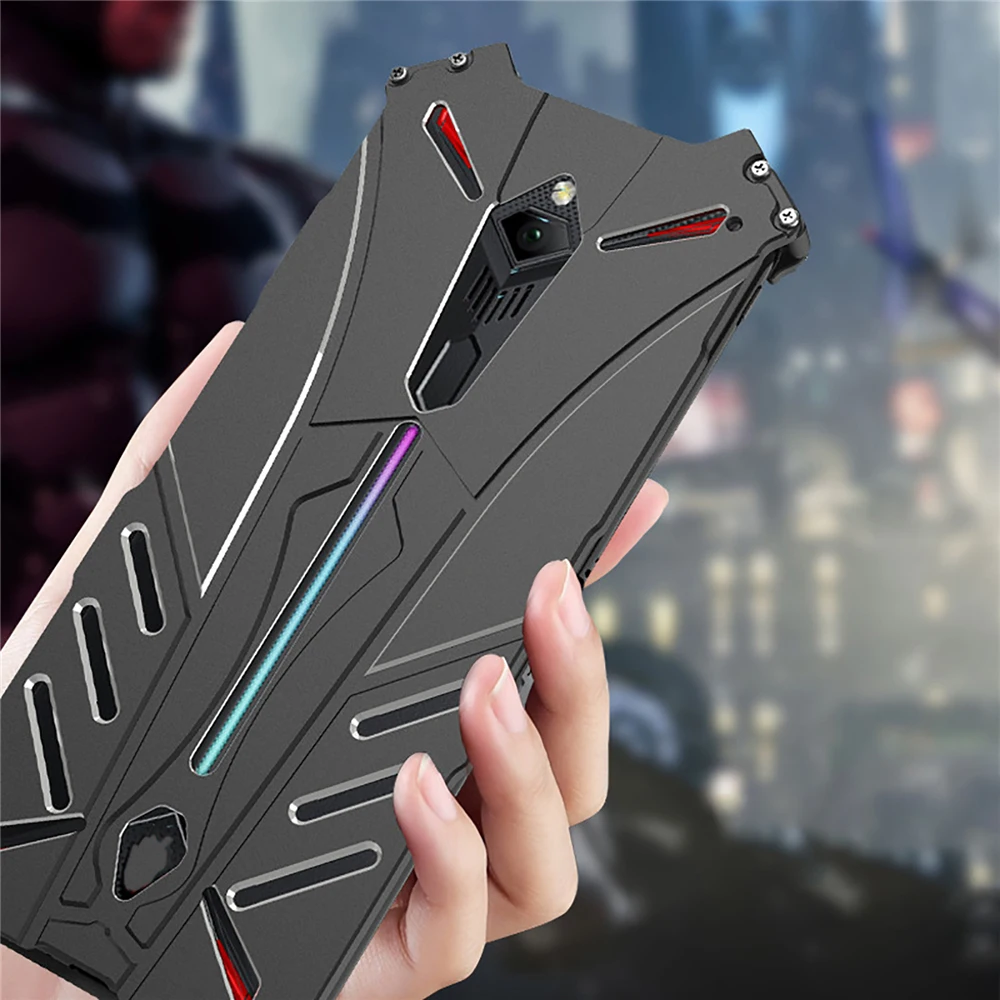 Металлический Чехол для мобильного телефона zte Nubia Red Magic 3 DIABLO ROJO 3 серия Бэтмен Doom сверхпрочный армированный роскошный чехол с алюминиевой рамкой