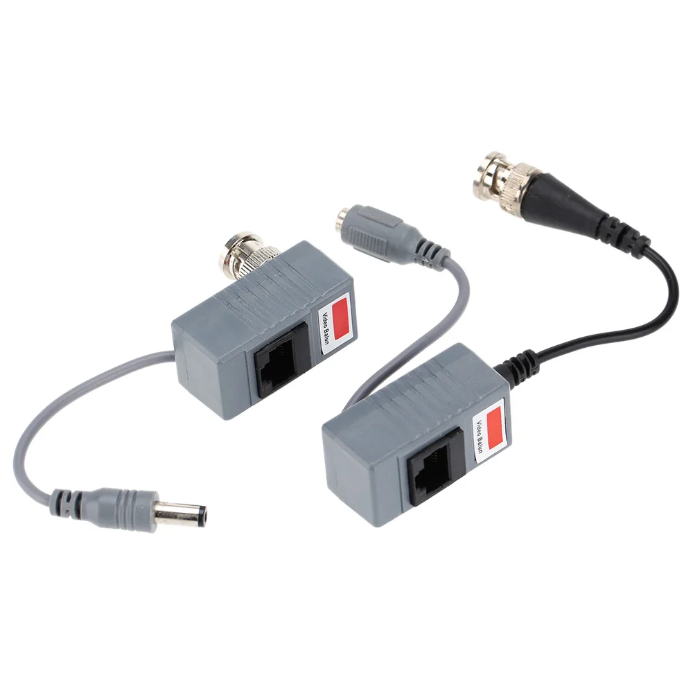 ABS пластик CCTV камера Видео Балун Приемопередатчик BNC UTP RJ45 и питания по CAT5/5E/6