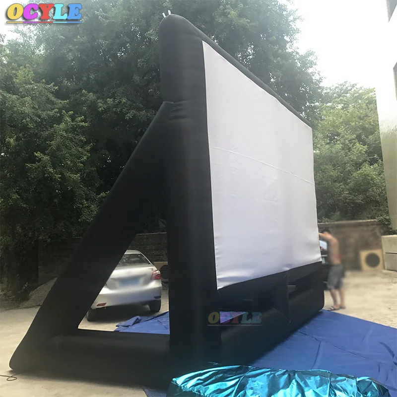 Бесплатная доставка гигантский надувной экран для кино размером 5 4x4 2x2 8 м