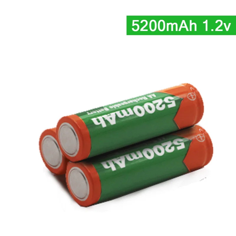 4-20PCS Alalito 1.2V 5200mAh NI MH AA Pre-Charged Rechargeable Batteries Ni-MH aa Battery For Toys CameraMicrophone | Электроника