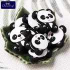 50 шт. силиконовые бусины Китай панда грызунов детские игрушки DIY соска цепи Perle силиконовые бусины ожерелья подвеска детские товары