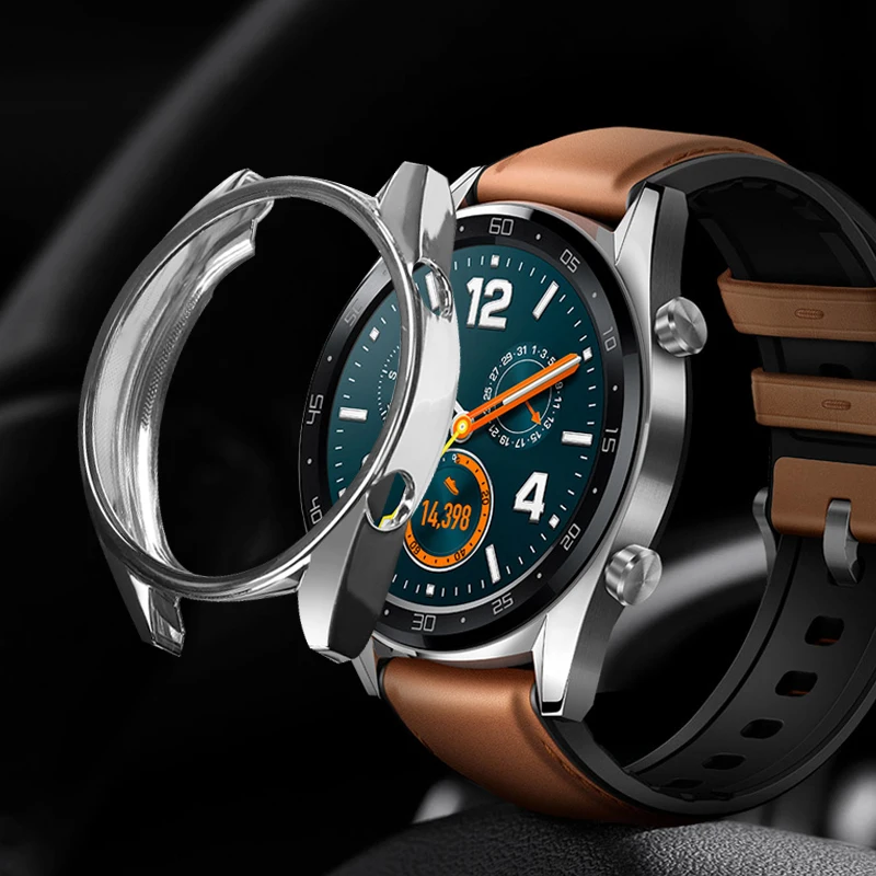 

TPU Watch Case For Huawei Watch GT /GT 2 46mm Plated Case Plating Protective Bumper Shell Cover For HONOR WatchMagic 2 46mm
