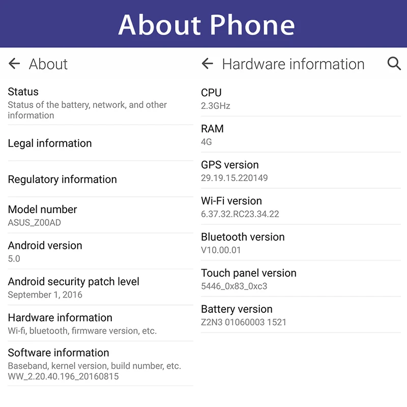 ASUS ZenFone 2 ZE551ML 4G мобильные телефоны 3 ГГц Z3580 4 Гб оперативная память 64 ГБ Встроенная