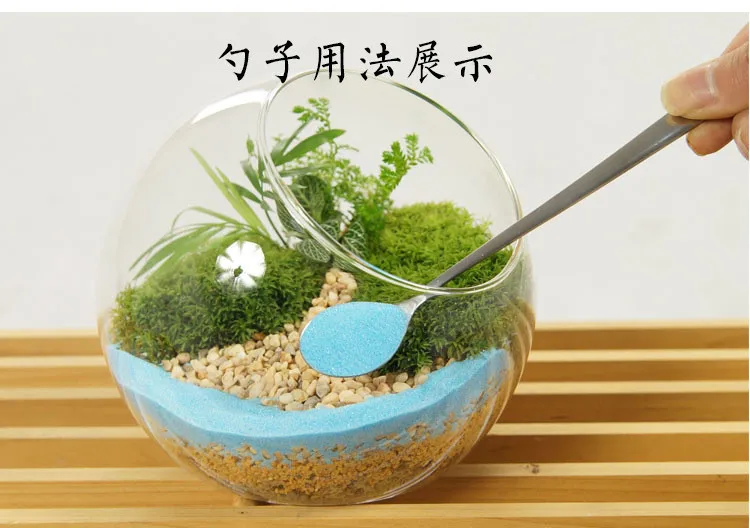 Щипцы из нержавеющей ложки сказочные садовые миниатюрные гномы моховые